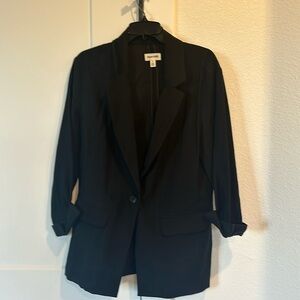 Blazer open edit black